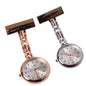 2PCS Nurse Watches With Brooch - Silver/Rose Gold