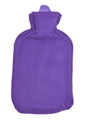Kings Collection Hot Water Bottle With Fleece - 2L - Assorted Colors