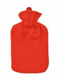 Kings Collection Hot Water Bottle With Fleece - 2L - Assorted Colors