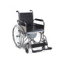 Erovita Wheelchair With Optional Commode - Black