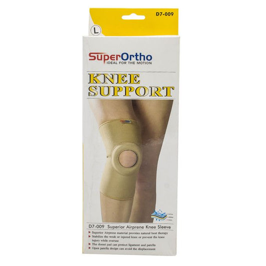 Super Ortho D7-009 Superior Airprene Knee Support Sleeve Beige